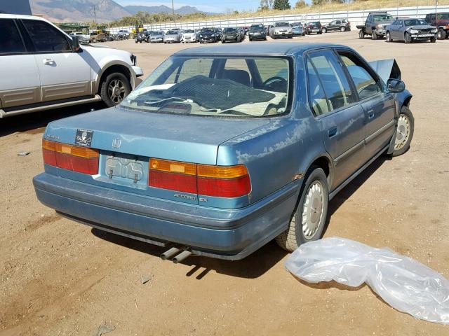 1HGCB7663LA022862 - 1990 HONDA ACCORD EX BLUE photo 4