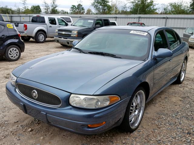 1G4HP54K41U171332 - 2001 BUICK LESABRE CU BLUE photo 2