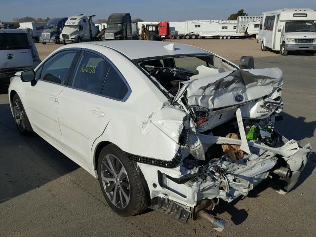 4S3BNEN66H3002110 - 2017 SUBARU LEGACY 3.6 WHITE photo 3