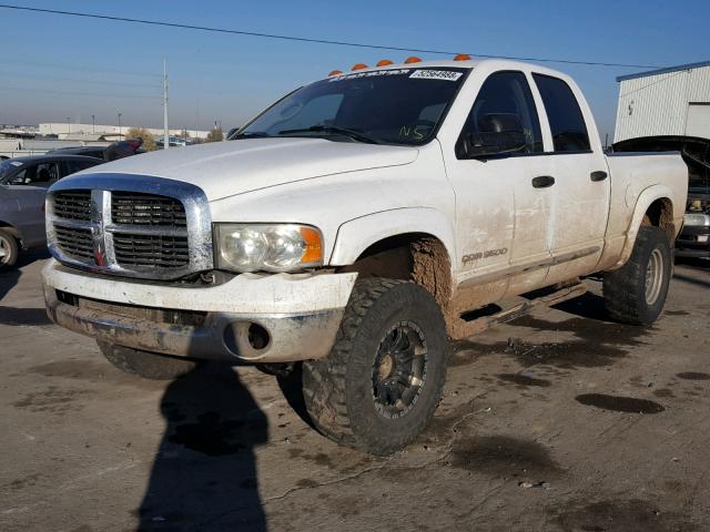 3D7LU38C24G118544 - 2004 DODGE RAM 3500 S WHITE photo 2