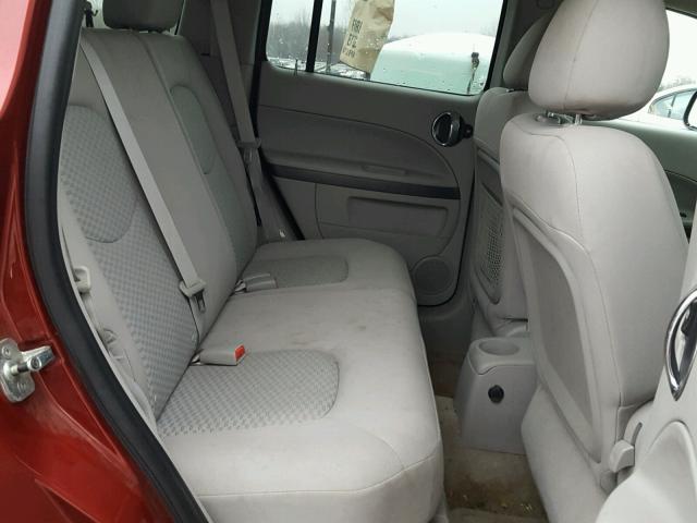 3GNDA13D48S542801 - 2008 CHEVROLET HHR LS Rojo foto 6