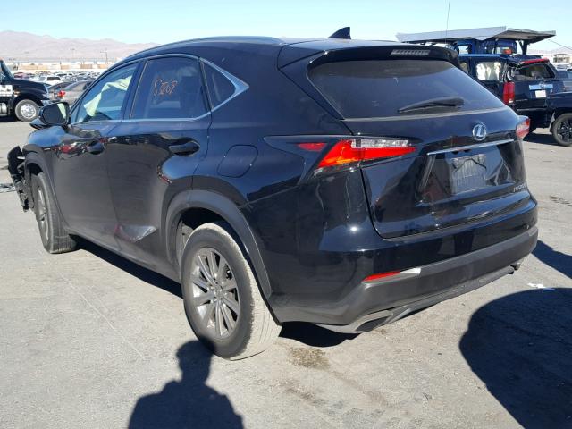 JTJBARBZ5F2022155 - 2015 LEXUS NX 200T BLACK photo 3