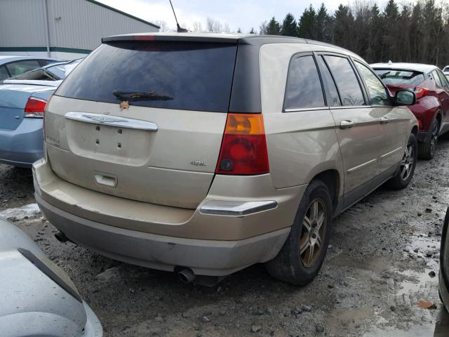 2A8GM68X07R290417 - 2007 CHRYSLER PACIFICA T TAN photo 4