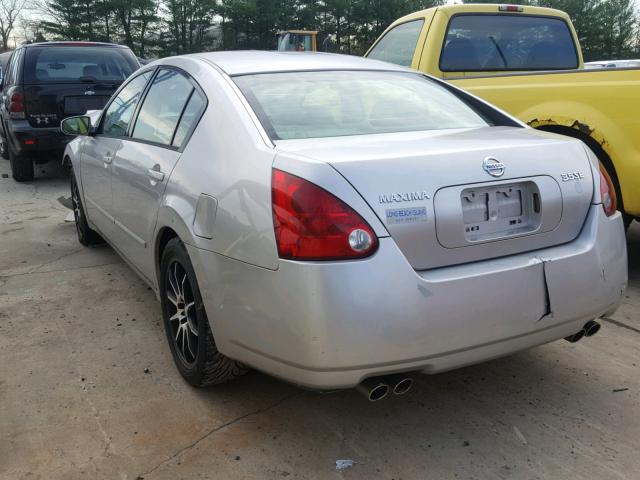 1N4BA41EX6C802186 - 2006 NISSAN MAXIMA SE GRAY photo 3