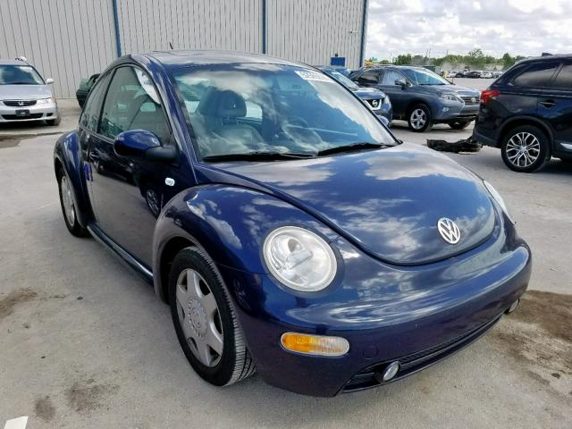 3VWDC21C81M409596 - 2001 VOLKSWAGEN NEW BEETLE ლურჯი ფოტო 1