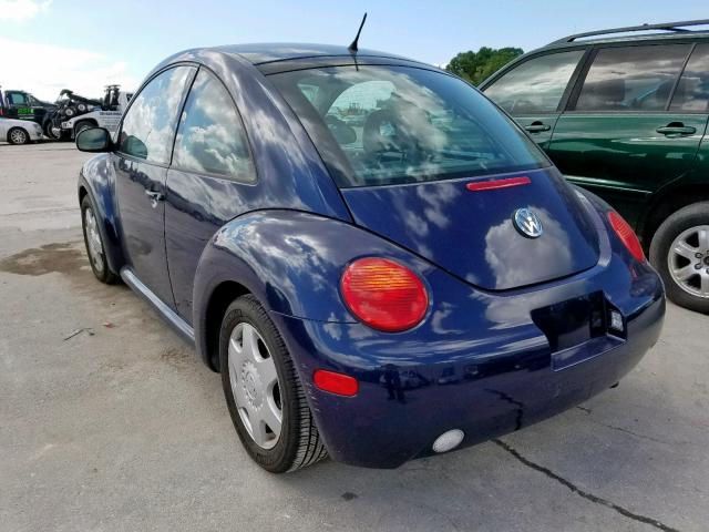 3VWDC21C81M409596 - 2001 VOLKSWAGEN NEW BEETLE ლურჯი ფოტო 3