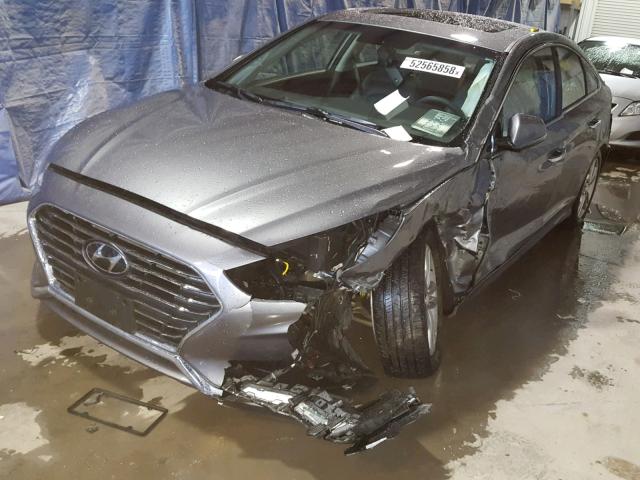 5NPE34AF4JH616120 - 2018 HYUNDAI SONATA SPO GRAY photo 2