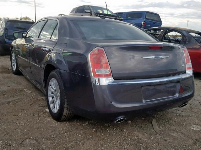 2C3CCAAG7EH289097 - 2014 CHRYSLER 300 GRAY photo 3