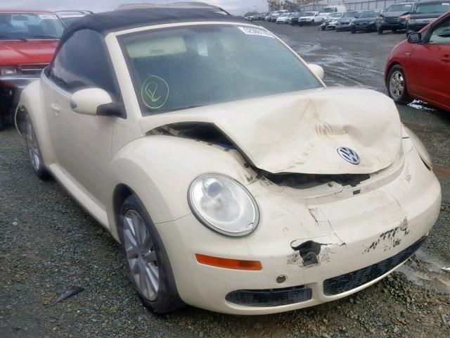 3VWRF31Y58M408043 - 2008 VOLKSWAGEN NEW BEETLE Weiß Foto 1