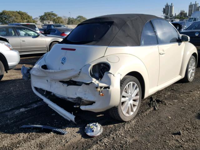 3VWRF31Y58M408043 - 2008 VOLKSWAGEN NEW BEETLE Weiß Foto 4