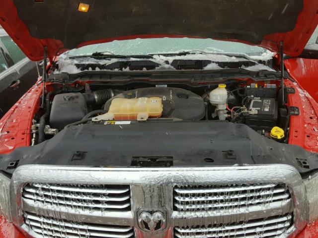 1C6RR7LM5FS595159 - 2015 RAM 1500 SLT წითელი ფოტო 7