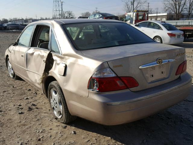 4T1BF28B74U348350 - 2004 TOYOTA AVALON XL CREAM photo 3