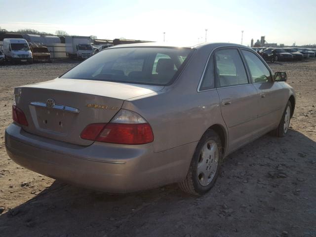 4T1BF28B74U348350 - 2004 TOYOTA AVALON XL CREAM photo 4