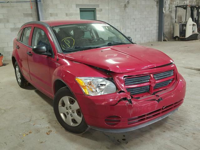 1B3CB1HA3BD168805 - 2011 DODGE CALIBER EX RED photo 1