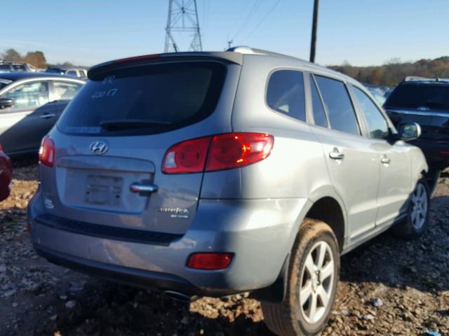 5NMSH13E58H213987 - 2008 HYUNDAI SANTA FE S SILVER photo 4