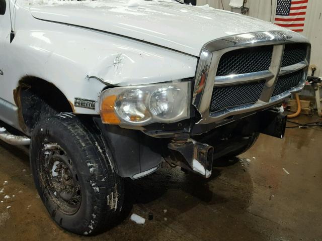 3D7KU28D93G774477 - 2003 DODGE RAM 2500 S WHITE photo 9