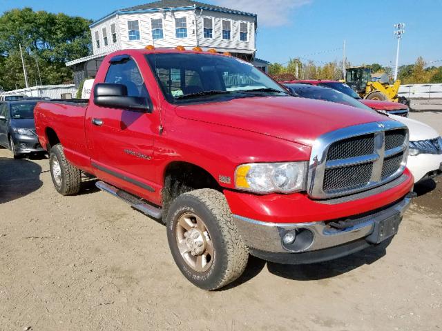 3D7KU26D24G196307 - 2004 DODGE RAM 2500 S Կարմիր լուսանկար 1