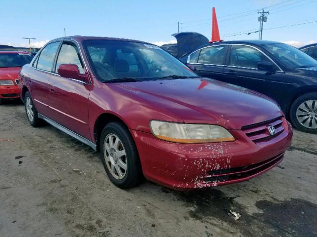 1HGCG56762A033903 - 2002 HONDA ACCORD SE MAROON photo 1