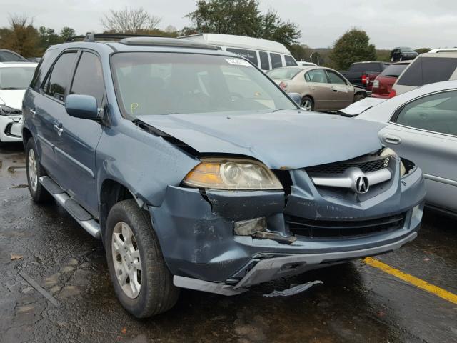 2HNYD18856H505067 - 2006 ACURA MDX TOURIN BLUE photo 1