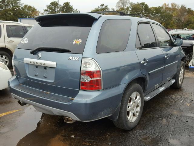 2HNYD18856H505067 - 2006 ACURA MDX TOURIN BLUE photo 4