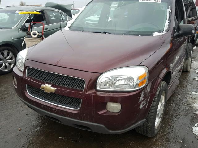 1GBDV13L96D224002 - 2006 CHEVROLET UPLANDER I BURGUNDY photo 10