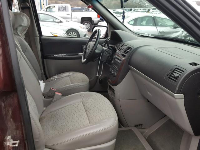 1GBDV13L96D224002 - 2006 CHEVROLET UPLANDER I BURGUNDY photo 5