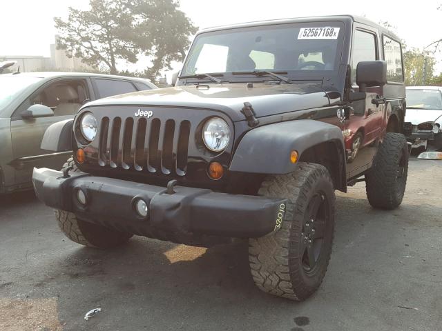 1J4AA2D19BL569179 - 2011 JEEP WRANGLER S BLACK photo 2