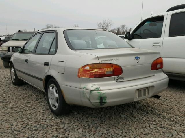 1Y1SK5288YZ413645 - 2000 CHEVROLET GEO PRIZM SILVER photo 3