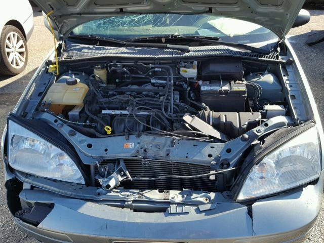 1FAFP34N65W142795 - 2005 FORD FOCUS ZX4 GREEN photo 7