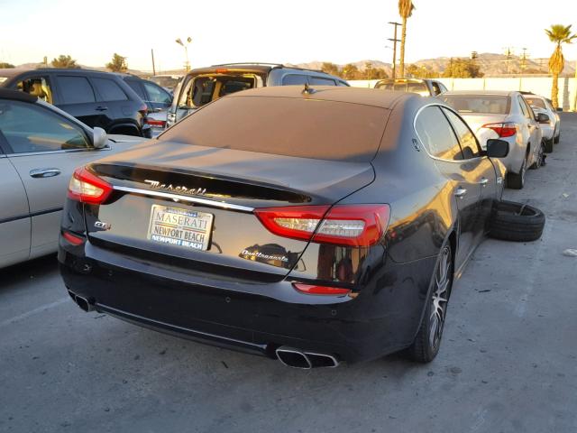 ZAM56PPA6F1145392 - 2015 MASERATI QUATTROPOR BLACK photo 4