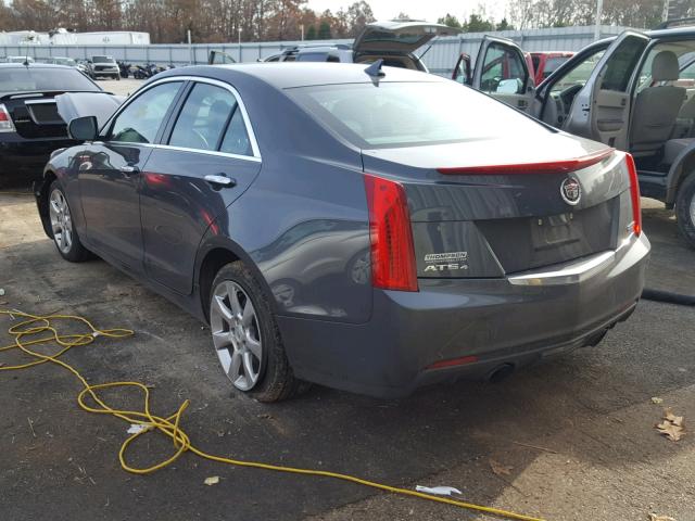 1G6AH5SX7D0137207 - 2013 CADILLAC ATS LUXURY BLACK photo 3