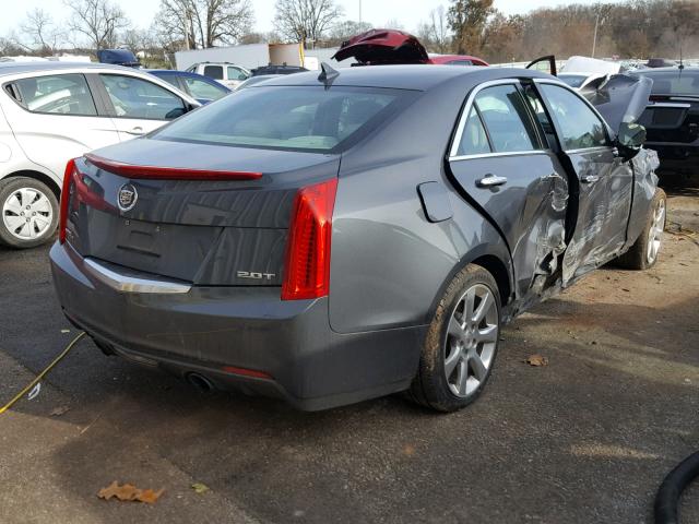 1G6AH5SX7D0137207 - 2013 CADILLAC ATS LUXURY BLACK photo 4