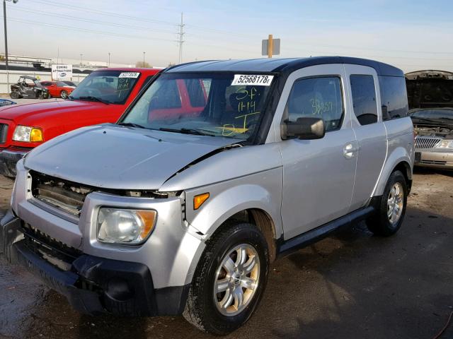 5J6YH18796L001653 - 2006 HONDA ELEMENT EX SILVER photo 2