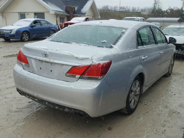 4T1BK3DB0BU387270 - 2011 TOYOTA AVALON BAS Argent photo 4