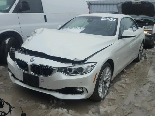 WBA3V9C55FP946859 - 2015 BMW 428 XI WHITE photo 2