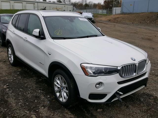 5UXWX9C59F0D45183 - 2015 BMW X3 XDRIVE2 WHITE photo 1