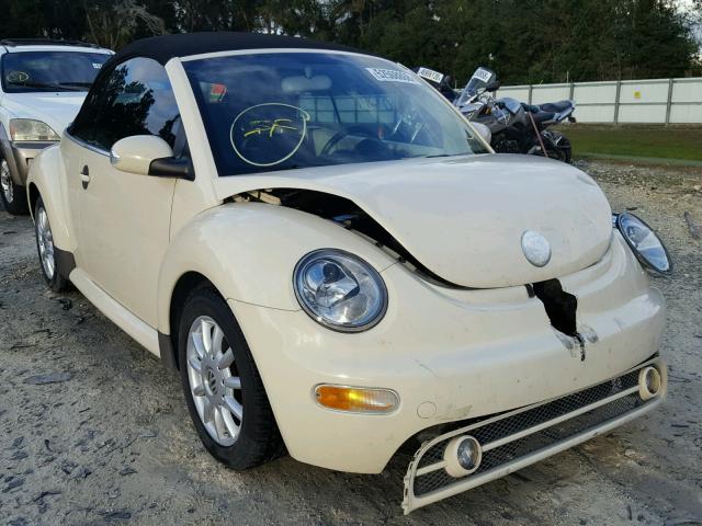 3VWCM31Y64M330720 - 2004 VOLKSWAGEN NEW BEETLE Bej foto 1