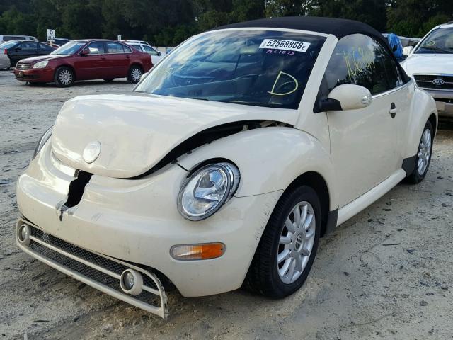 3VWCM31Y64M330720 - 2004 VOLKSWAGEN NEW BEETLE Bej foto 2