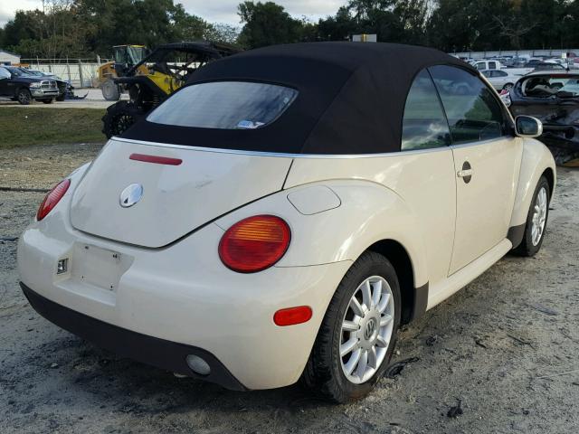 3VWCM31Y64M330720 - 2004 VOLKSWAGEN NEW BEETLE Bej foto 4