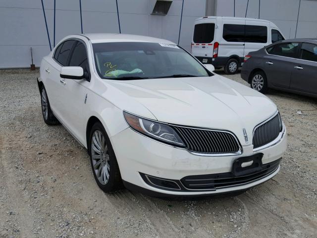 1LNHL9DK7DG603255 - 2013 LINCOLN MKS WHITE photo 1