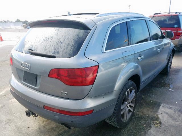 WA1BY74LX8D025369 - 2008 AUDI Q7 3.6 QUA SILVER photo 4