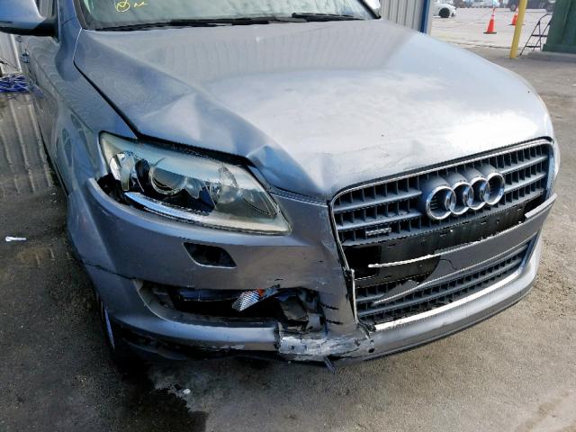 WA1BY74LX8D025369 - 2008 AUDI Q7 3.6 QUA SILVER photo 9