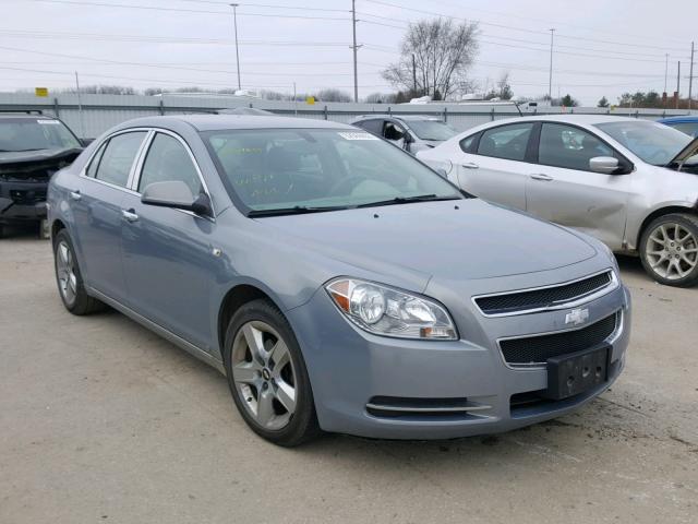 1G1ZH57B58F273411 - 2008 CHEVROLET MALIBU 1LT GRAY photo 1