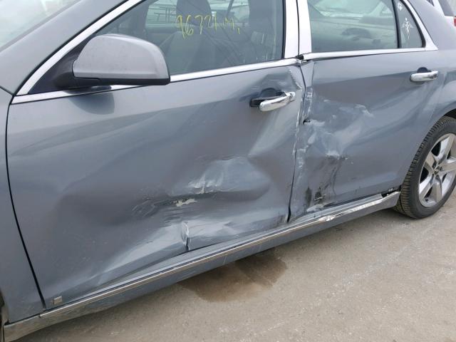 1G1ZH57B58F273411 - 2008 CHEVROLET MALIBU 1LT GRAY photo 9