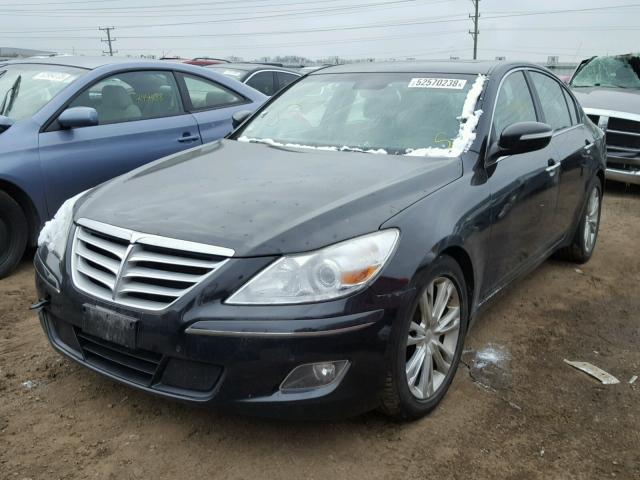 KMHGC4DEXAU094137 - 2010 HYUNDAI GENESIS 3. BLACK photo 2