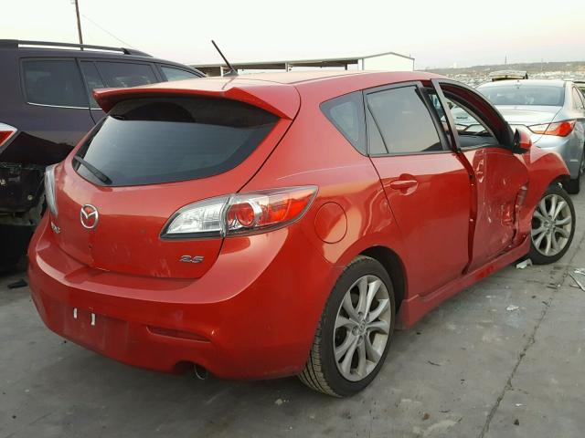 JM1BL1K54B1420971 - 2011 MAZDA 3 S RED photo 4