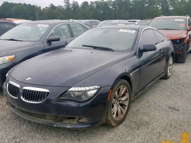 WBAEA53578CV91488 - 2008 BMW 650 I BLACK photo 2