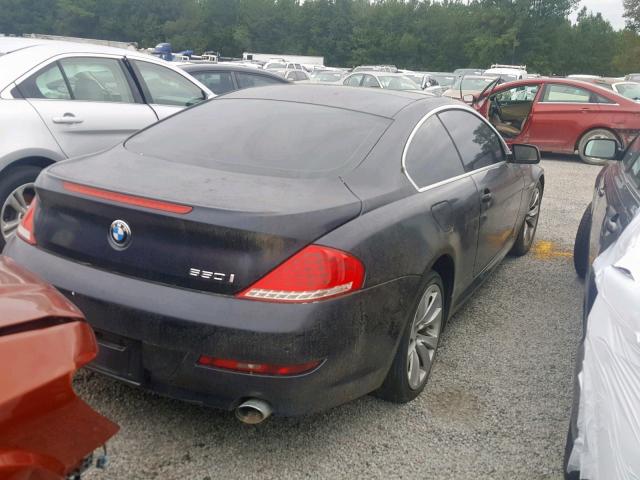 WBAEA53578CV91488 - 2008 BMW 650 I BLACK photo 4