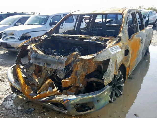 1N6AA1E59HN546254 - 2017 NISSAN TITAN SV BURN photo 2