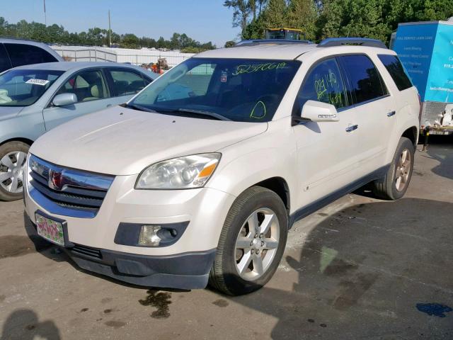 5GZER33768J184838 - 2008 SATURN OUTLOOK XR WHITE photo 2